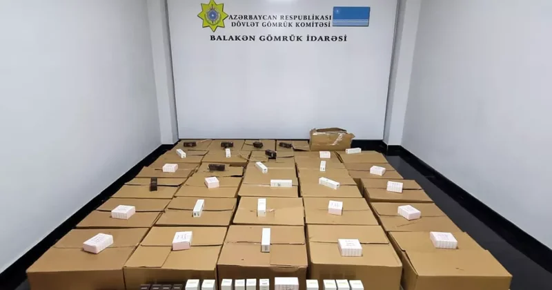 Балакенские таможенники задержали контрабанду на сотни тысяч манат