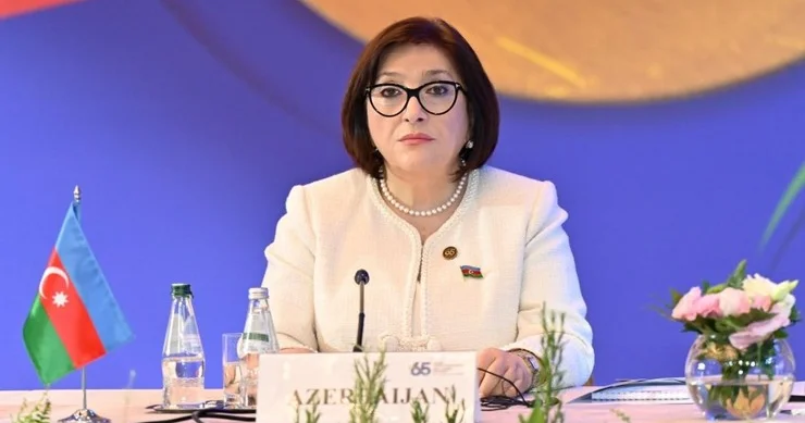 Sahibə Qafarova konfransda çıxış edib