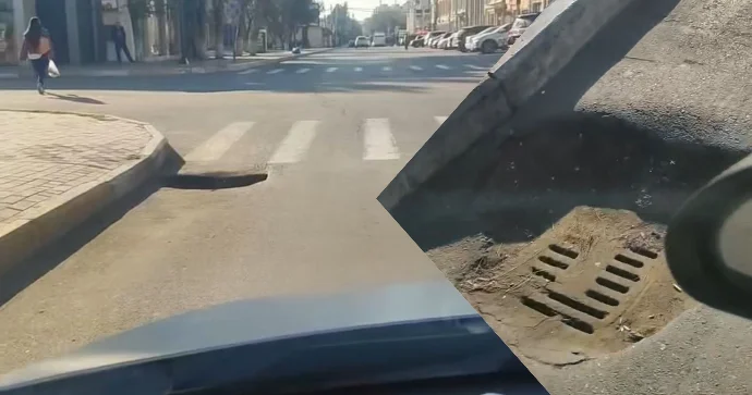 Sumqayıt yollarının üstüaçıq “minaları”; Lyuklar sürücülərin həyatını riskə atır VİDEO