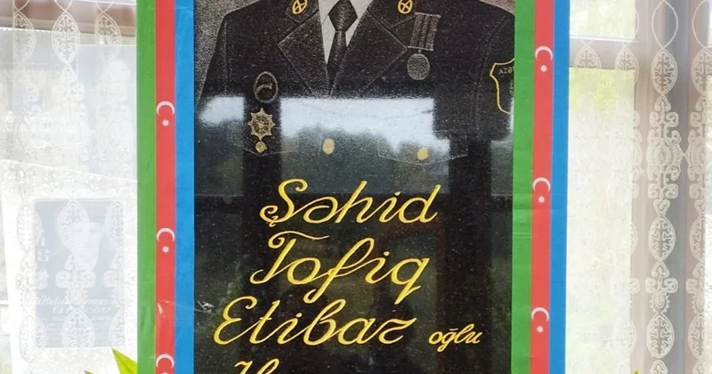Şəhidin məzarı ziyarət olundu, ruhuna dualar oxundu