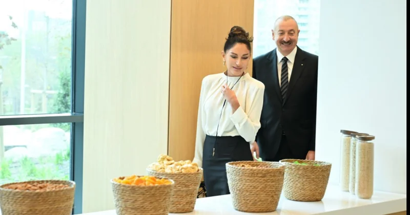 Prezident və xanımı açılışda FOTOLAR