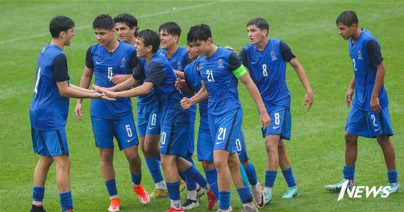 Юношеская сборная Азербайджана по футболу (U 16) вышла в финал, обыграв команду Кыргызстана ФОТО