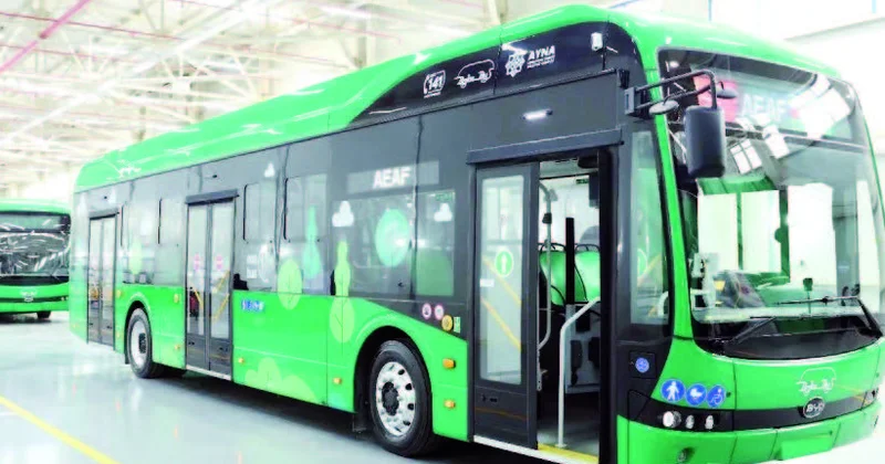 Sumqayıtın ilk elektrobusları paytaxtın yollarında