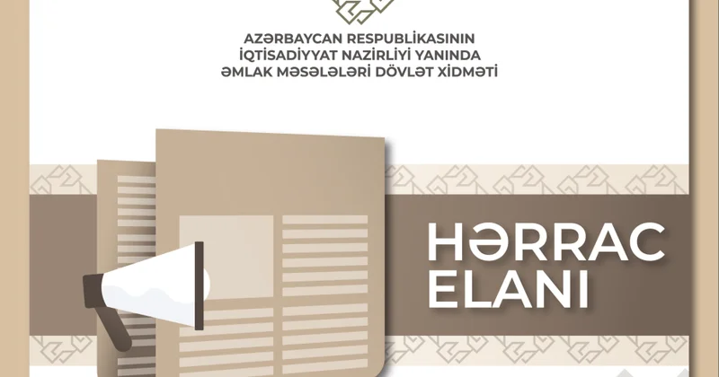 Dövlət əmlakı olan 225 nəqliyyat vasitəsi və texnika hərraca çıxarılıb