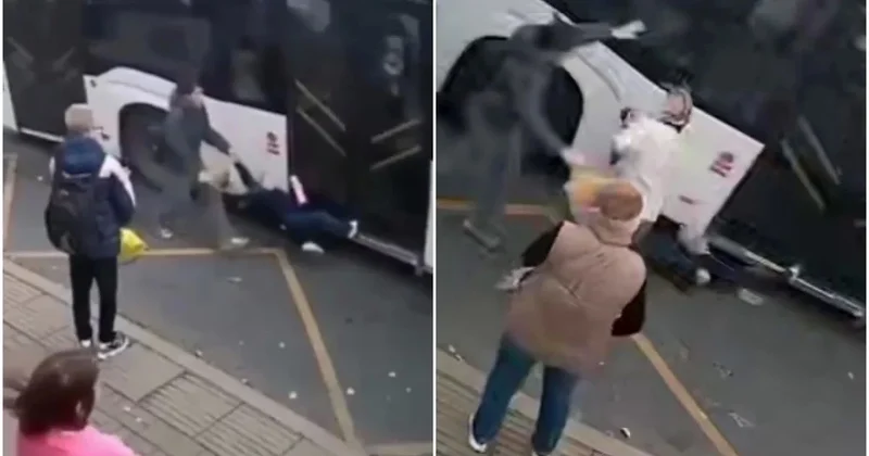 Omskda dəhşətli hadisə: Azyaşlı avtobus qapısında sıxılaraq asfalt üzərində sürükləndi