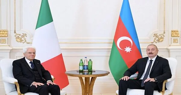 Əliyev italiyalı həmkarı ilə görüşünə dair paylaşım etdi