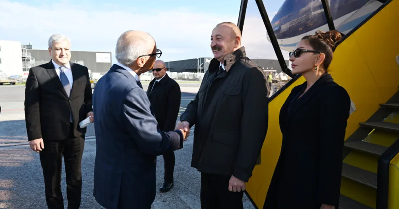 Azərbaycan Prezidenti İlham Əliyev Danimarkaya işgüzar səfərə gedib