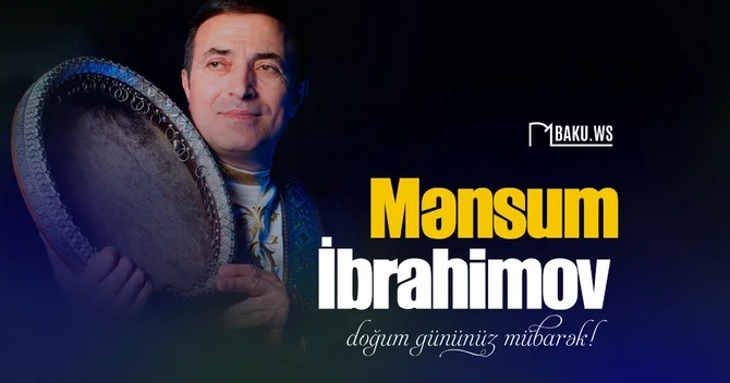 Mənsum İbrahimovun 65 yaşı tamam olur