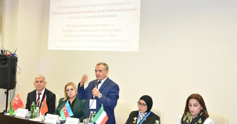 “Milli mənəvi dəyərlərin mühafizəsində kitabxanaların rolu” mövzusunda beynəlxalq konfrans keçirilib
