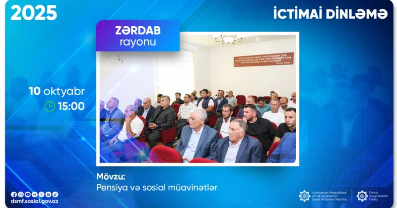 Zərdabda ictimai dinləmə keçiriləcək