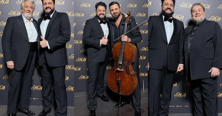 Yusif Eyvazov İtaliyada məşhurlarla bir araya gəldi Fotolar
