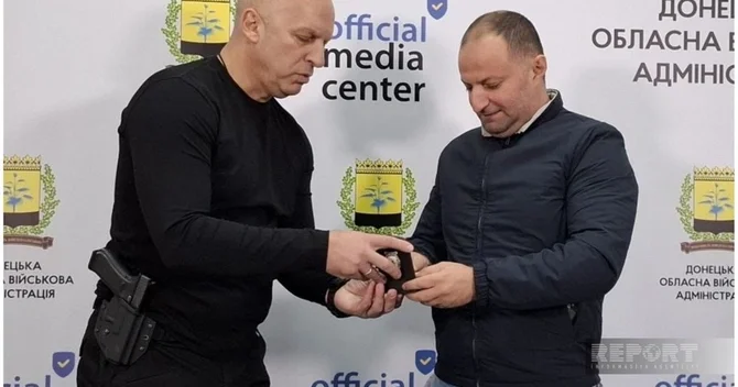 Donetsk vilayətinin hərbi rəhbərliyi Report və Baku TV nin əməkdaşını təltif edib