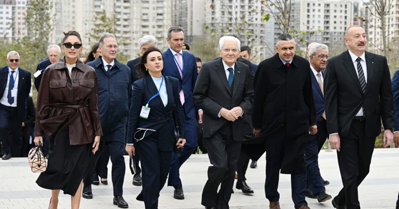 İlham Əliyev, birinci xanım və İtaliya prezidenti universitetdə FOTOLAR (YENİLƏNİB)
