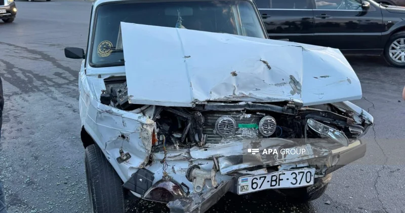 Naxçıvanda zəncirvarı qəza olub, 4 nəfər xəsarət alıb FOTO