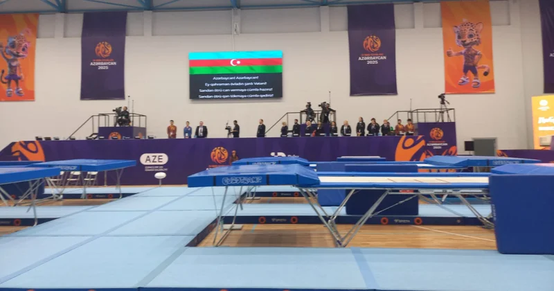 III MDB Oyunlarında batut gimnastikası üzrə yarışlar başlayıb