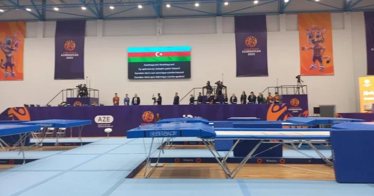 III Игры СНГ: В Шеки стартовали соревнования по прыжкам на батуте