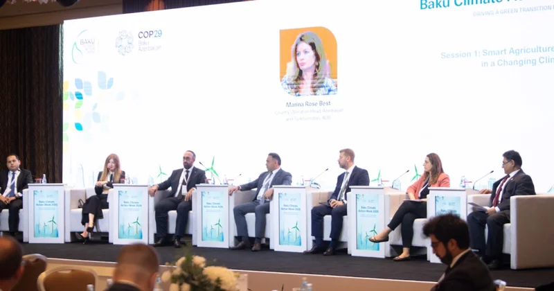 Bakı İqlim Fəaliyyəti Həftəsi çərçivəsində “İqlim dayanıqlığının sektorlar üzrə gücləndirilməsi” mövzusu müzakirə olunub
