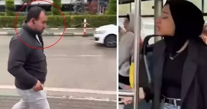 Sürücü sərnişinlərə əsəbiləşib avtobusu dayandırdı; düşüb siqaret çəkdi VİDEO