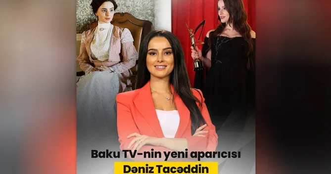 Dəniz Tacəddin Baku TV nin Yeni Bir Səhər proqramında aparıcı kimi fəaliyyətə başlayıb