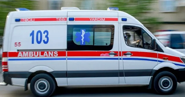 Ağır qəza: Yaralılar var FOTOLAR