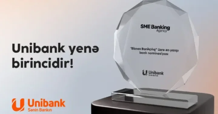 Unibank “Biznes Bankçılıq” nominasiyası üzrə qalib olub
