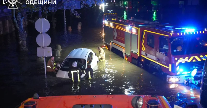 Ukraynanın Odessa vilayətində daşqınlar zamanı 9 nəfər ölüb