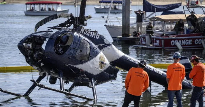 Kaliforniyada helikopter qəzaya uğradı