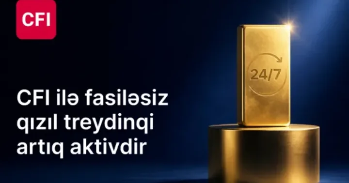 Qlobal qızıl bazarı bağlansa da, ticarət dayanmayacaq CFI 24/7 rejimini işə saldı ®