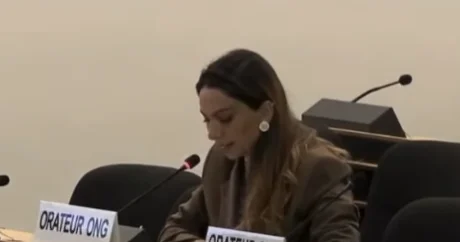 Nigar Ramazanova Cenevrədə Ermənistanla bağlı məsələləri gündəmə gətirib
