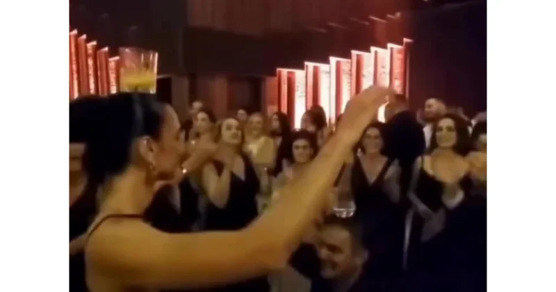 Dua Lipa xalası oğlunun toyunda bir oynadı ki... (Video)