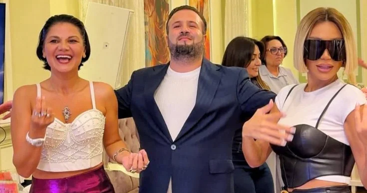 Natavanın anasının ad günündə belə əyləndilər Fotolar