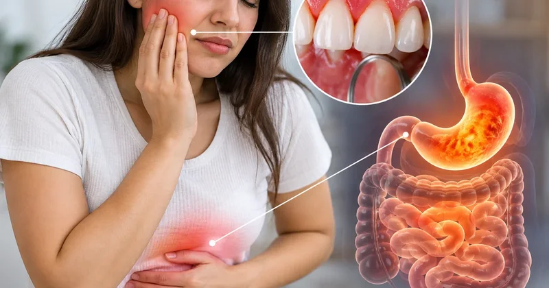 Diş problemləri və mədə bağırsaq xəstəlikləri arasındakı əlaqə Həkim məsləhəti