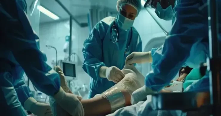 Əməliyyat zamanı xəstənin sağlam ayağını kəsdilər