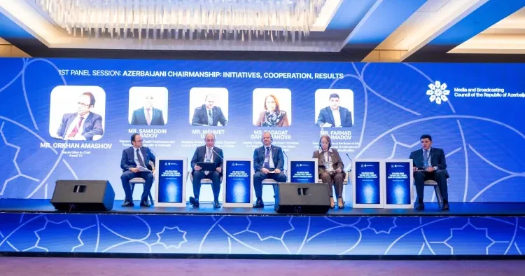 AQEM Media Forumunda Azərbaycanın sədrliyi ilə bağlı mühüm mesajlar FOTO