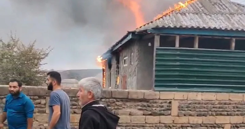 Cəlilabadda fərdi yaşayış evində yanğın olub