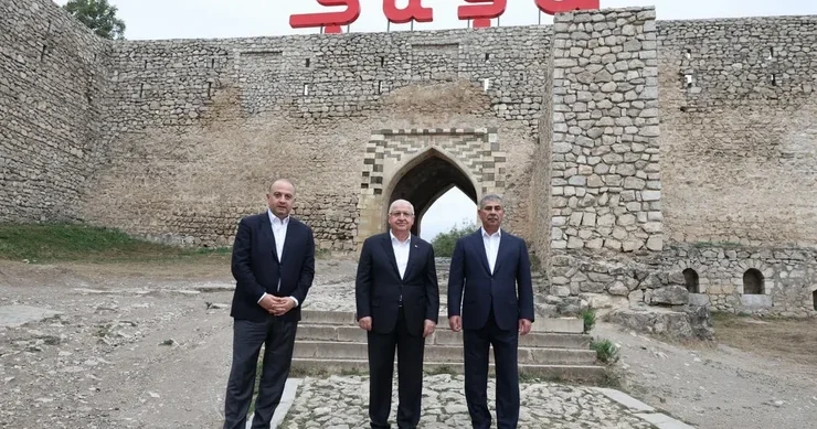Yaşar Gülər, Zakir Həsənov və İrakli Çikovani Şuşada FOTO