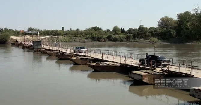 Sabirabadda panton körpünün üzərində hərəkət bərpa olunub