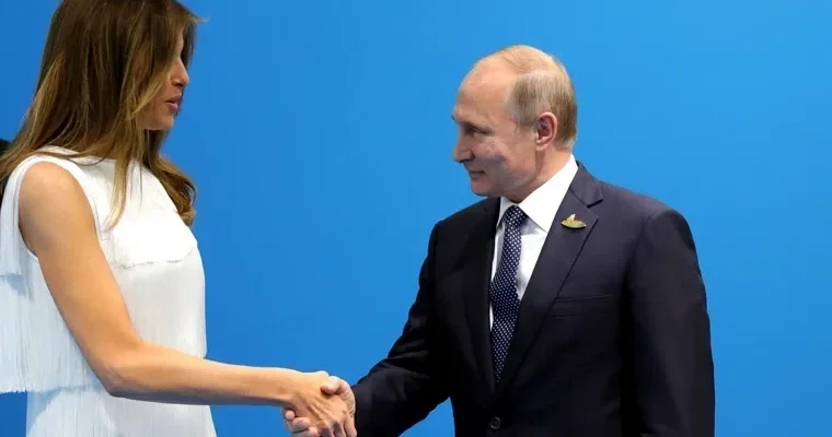 Путин обратился к супруге Трампа