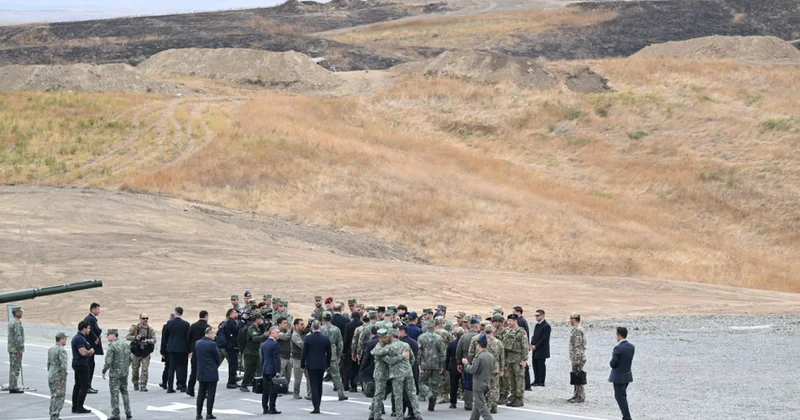3 ölkənin müdafiə naziri Xocavənd rayonunda hərbi texnikanın sərgisində FOTO