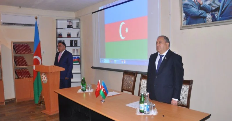 Bərdə şəhərində “Tarixi Zəfərin ideoloji əsaslarının gənclər arasında təbliği” layihəsi çərçivəsində növbəti maarifləndirici görüş keçrildi