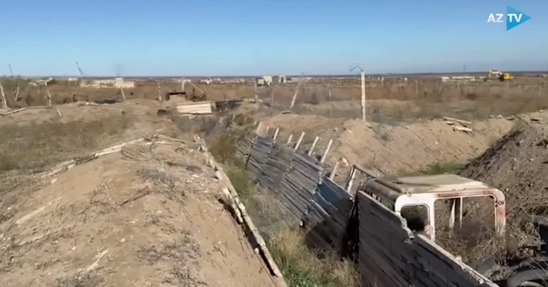 Darmadağın olmuş Ohanyan səddi ndən ilk dəfə ən yaxın görüntülər