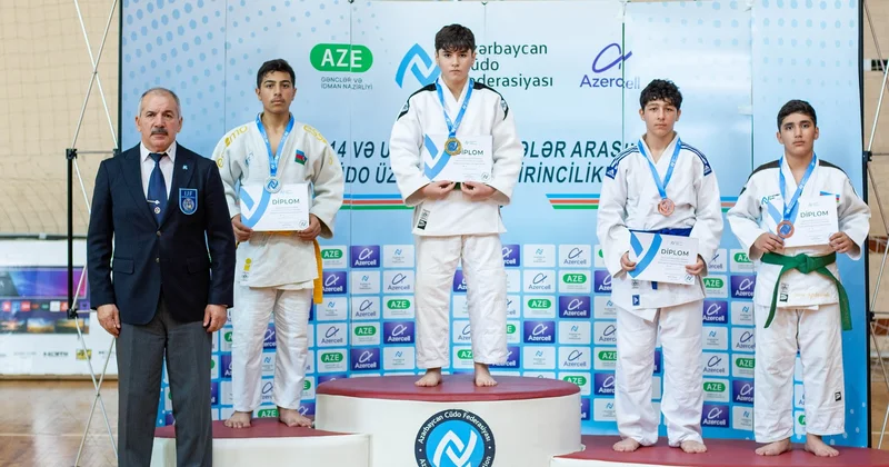 Abşeron Xızı bölgəsində U 14 cüdo birinciliyinə start verilib FOTO