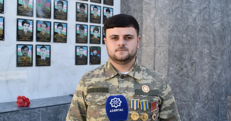 Döyüş meydanından yüzlərlə yaralını çıxaran qazımız Aqşin Qurbanzadə