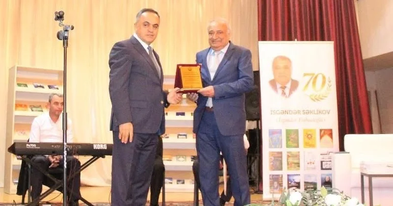 Goranboyda daha bir ziyalının yubileyi qeyd olundu