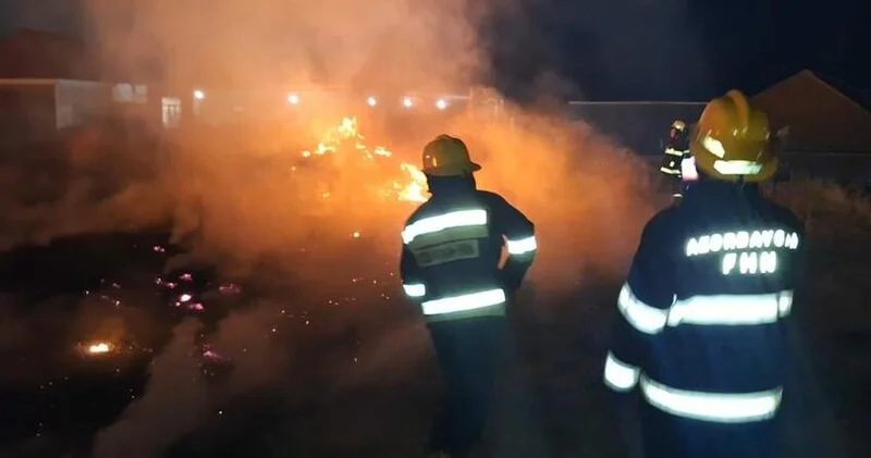 Tərtərdə yanğın oldu