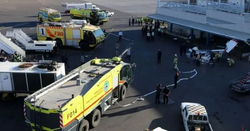 Təbrizdə təyyarə qəzaya uğradı FOTO