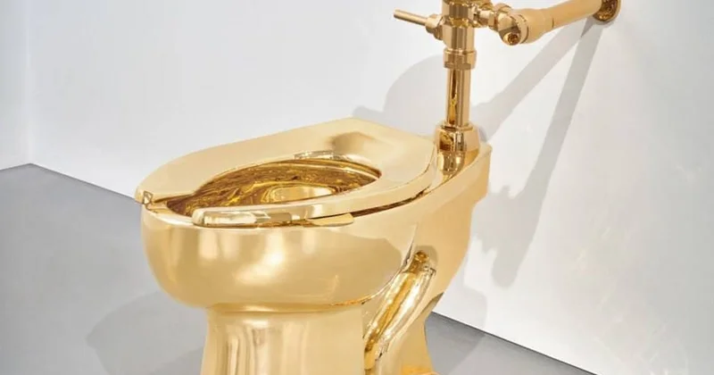 10 milyon dollarlıq qızıl unitaz satışa çıxarılır