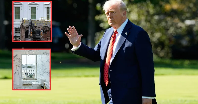 Tramp bu dəfə də Ağ Evin tualetini yenilətdi, tənqid edildi FOTO