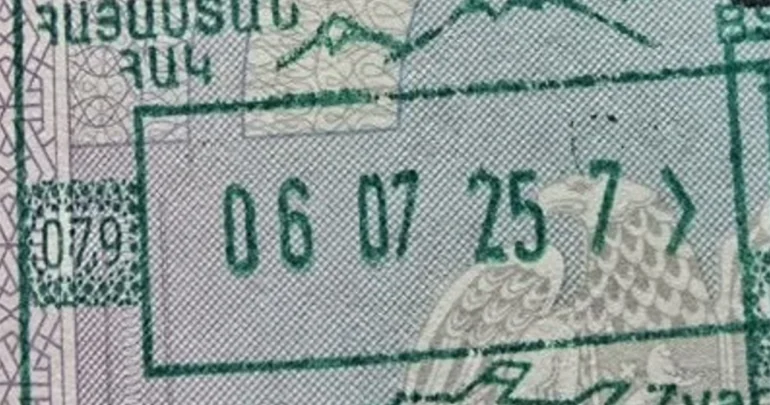 Ermənistan viza möhürlərindən Ağrı dağının təsvirini çıxardı Foto