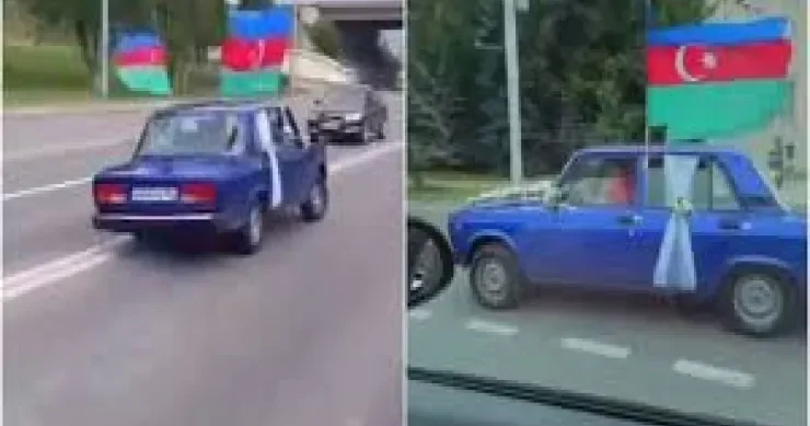 Toy kortejində iki təkər qaldıran azərbaycanlıya cinayət işi açıldı